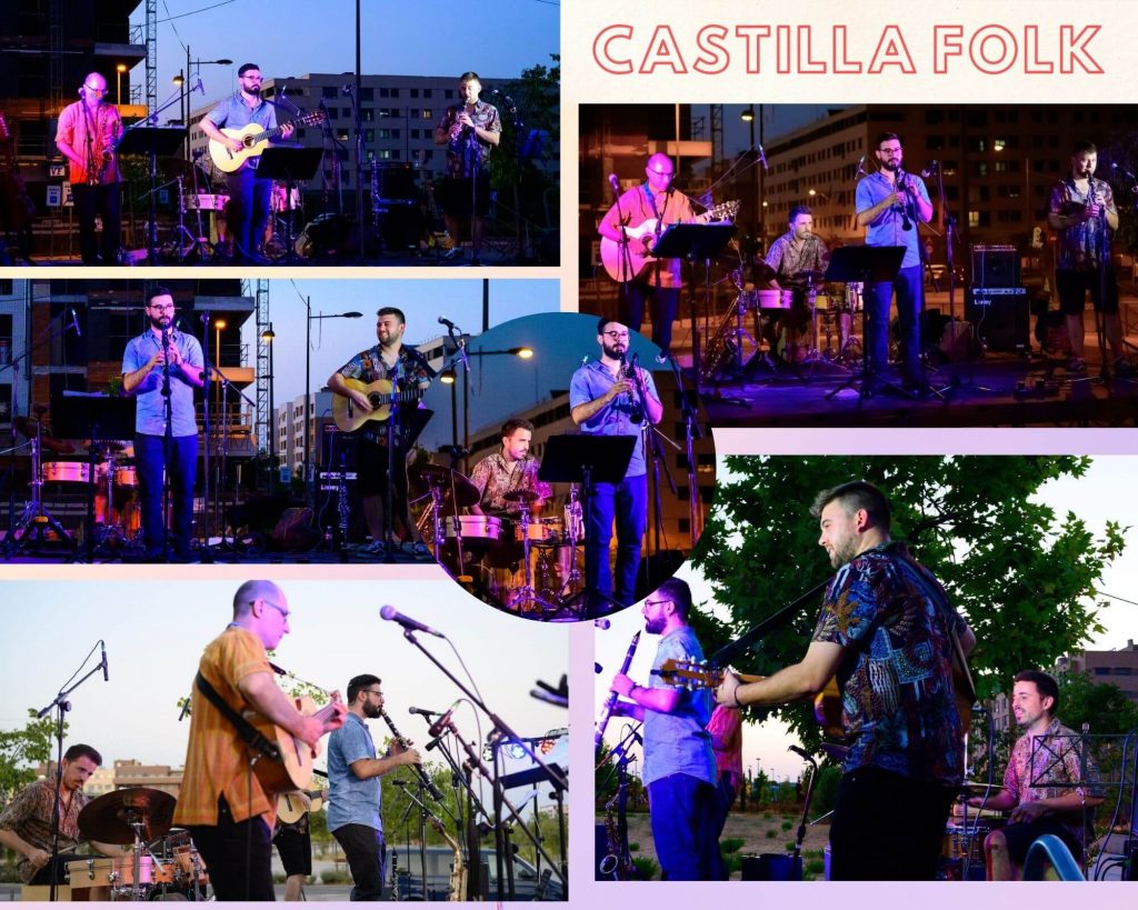 Fotografía, cuarteto Castilla Folk